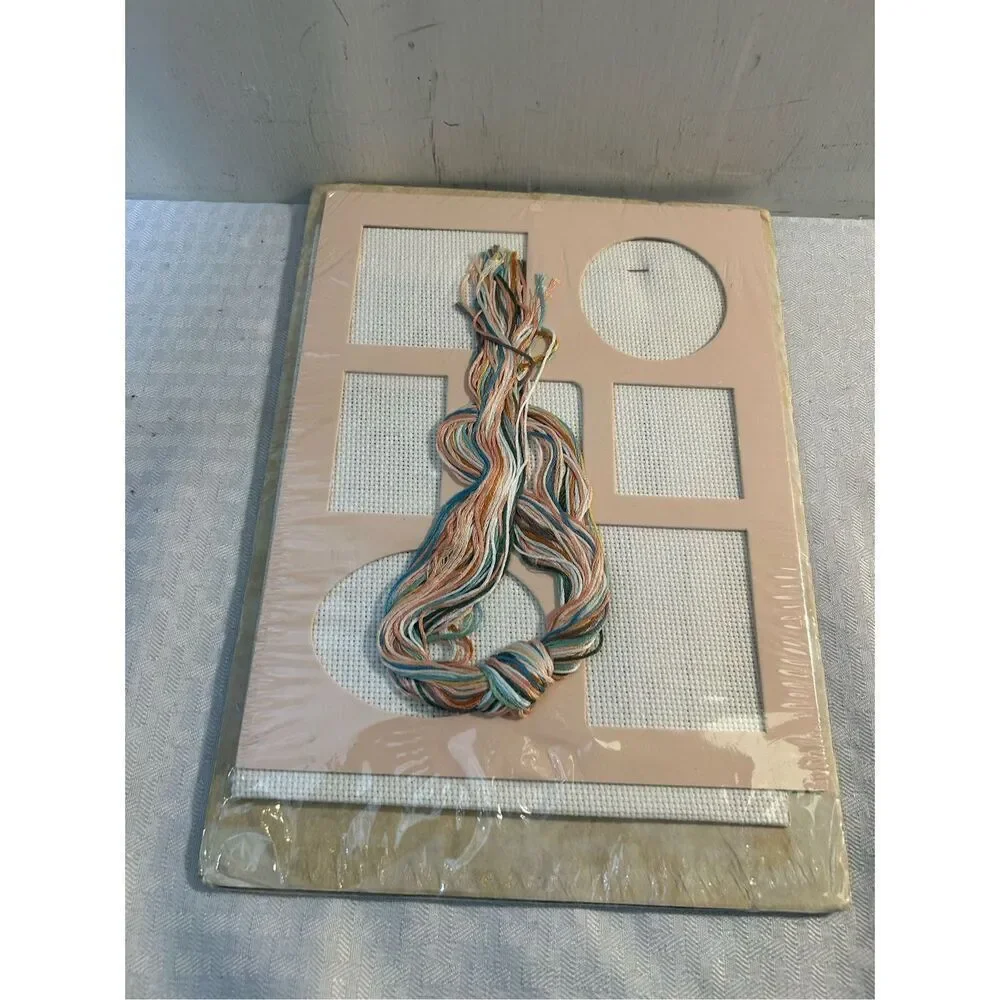 Good Shepherd Laurel Blake counted Cross stitch photo album Wedding 8x10 mat 198